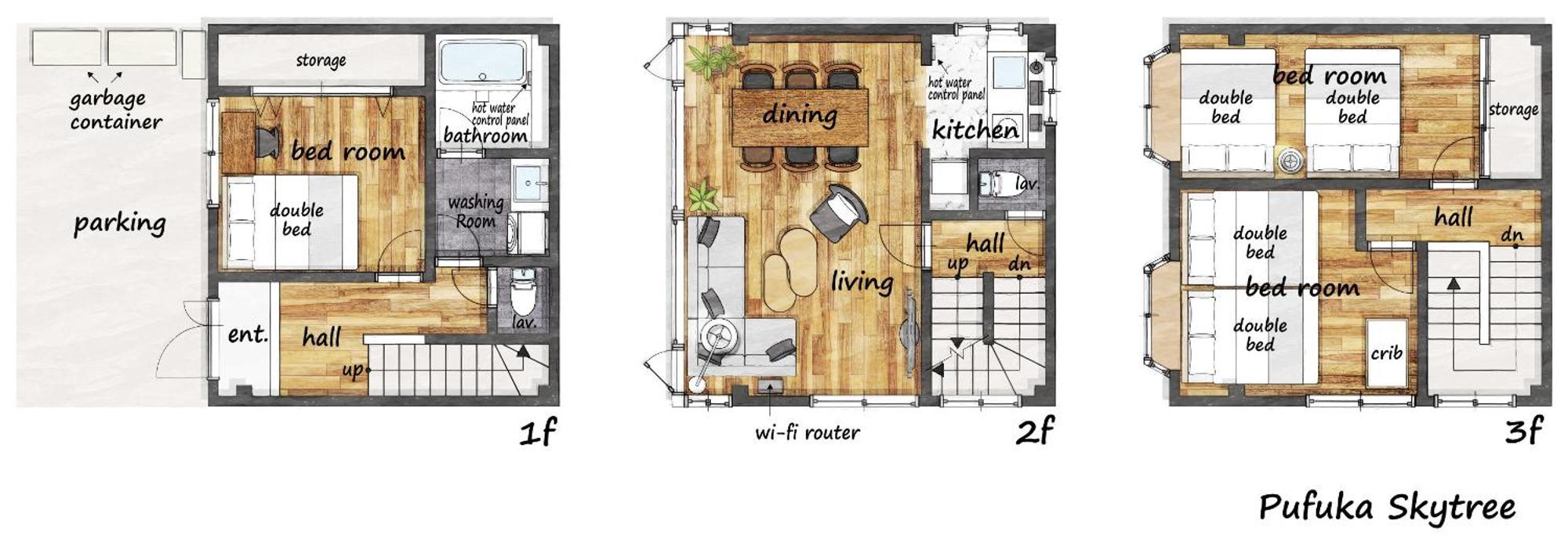 Apartamento Pufuka Skytree *